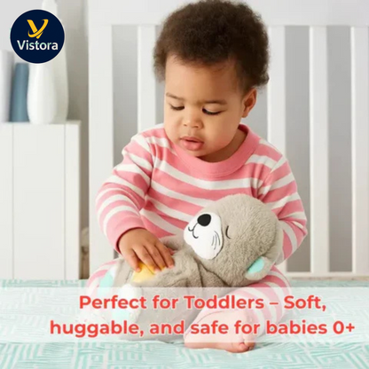 Breathing Teddy Bear with Soothing Music™ – Anxiety Relief Plush Toy for Kids & Adults - Vistora