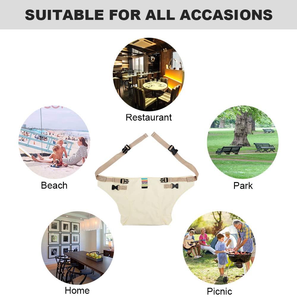 Seat for High Chair Baby Feeding Safety Seat with Strap - Vistora