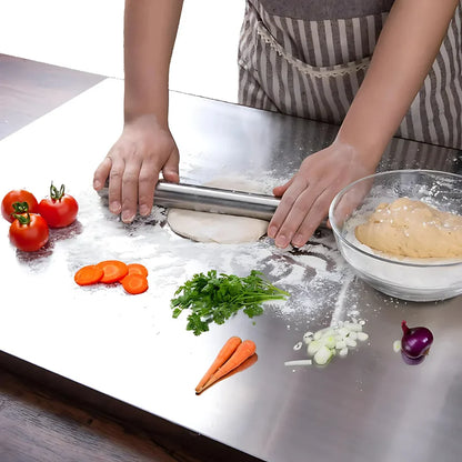 Premium Stainless Steel Anti-Skid Kitchen Chopping Board