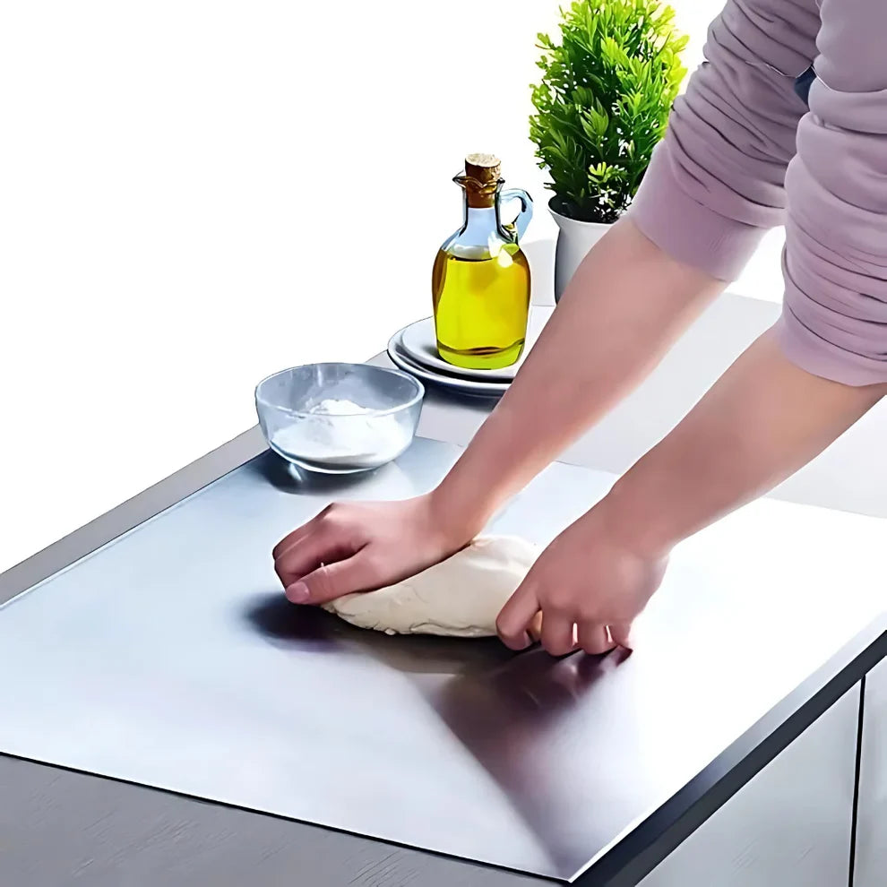 Premium Stainless Steel Anti-Skid Kitchen Chopping Board